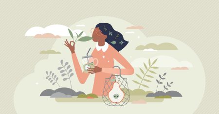 The Benefits of Vegan Shoes: woman with vegan food